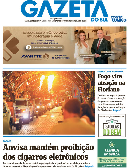 Jornal Gazeta do Sul | 74 -
Ano 80 | 2024-04-20
