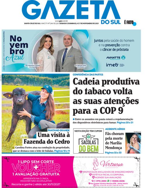 Jornal Gazeta do Sul | 244 -
Ano 77 | 2021-11-06