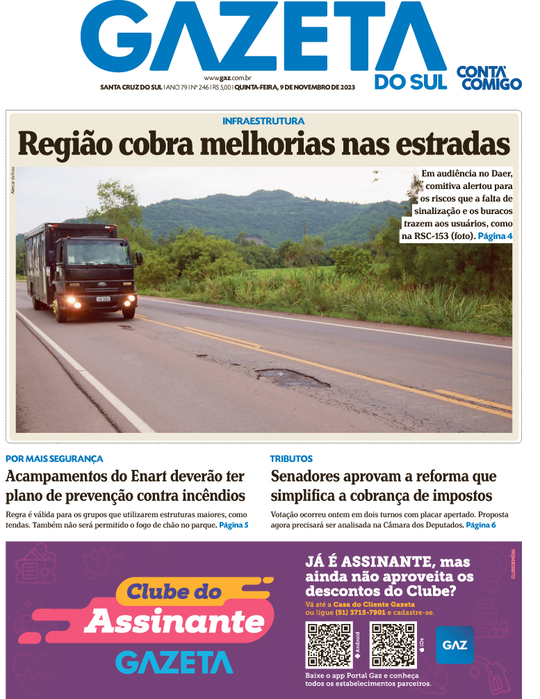 Jornal Gazeta do Sul | 246 -
Ano 79 | 2023-11-09