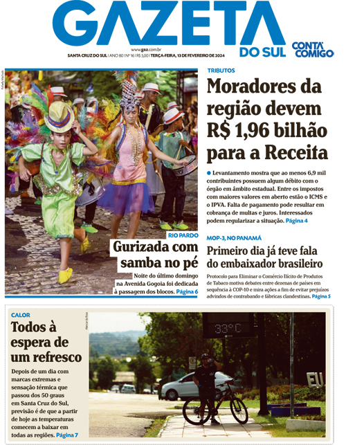 Jornal Gazeta do Sul | 16 -
Ano 80 | 2024-02-13