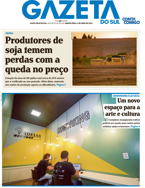 Jornal Gazeta do Sul | 60 -
Ano 80 | 2024-04-04