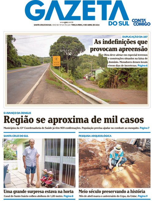 Jornal Gazeta do Sul | 64 -
Ano 80 | 2024-04-09
