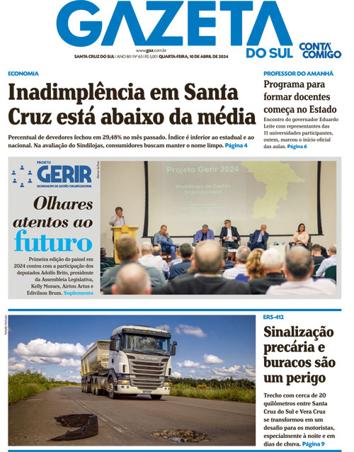 Jornal Gazeta do Sul | 65 -
Ano 80 | 2024-04-10