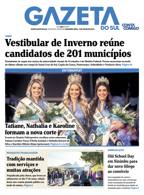 Jornal Gazeta do Sul | 135 -
Ano 80 | 2024-07-01