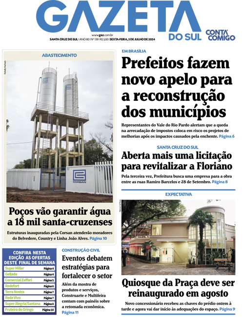 Jornal Gazeta do Sul | 139 -
Ano 80 | 2024-07-05