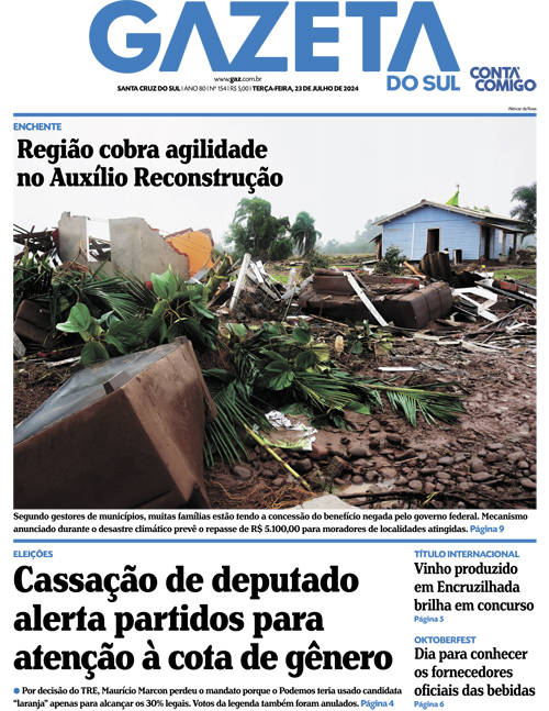 Jornal Gazeta do Sul | 154 -
Ano 80 | 2024-07-23