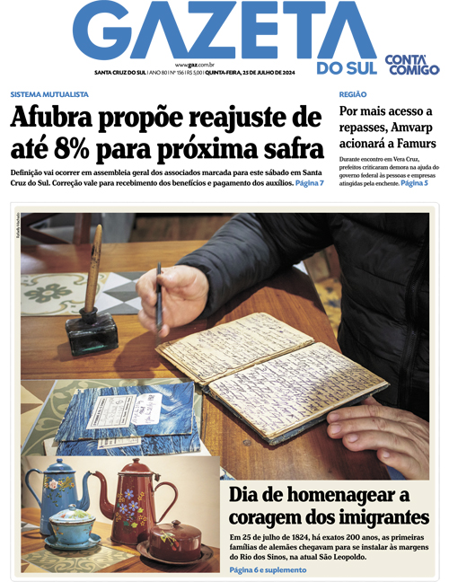 Jornal Gazeta do Sul | 156 -
Ano 80 | 2024-07-25