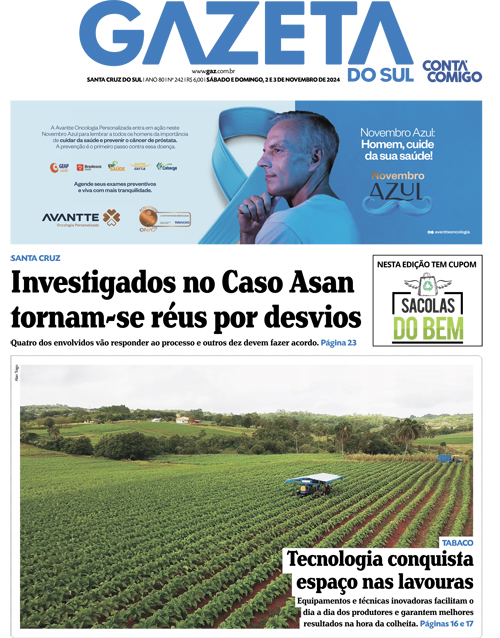 Jornal Gazeta do Sul | 242 -
Ano 80 | 2024-11-02