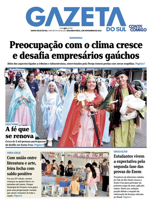 Jornal Gazeta do Sul | 243 -
Ano 80 | 2024-11-04