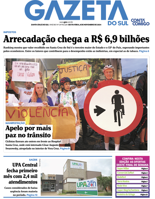 Jornal Gazeta do Sul | 247 -
Ano 80 | 2024-11-08