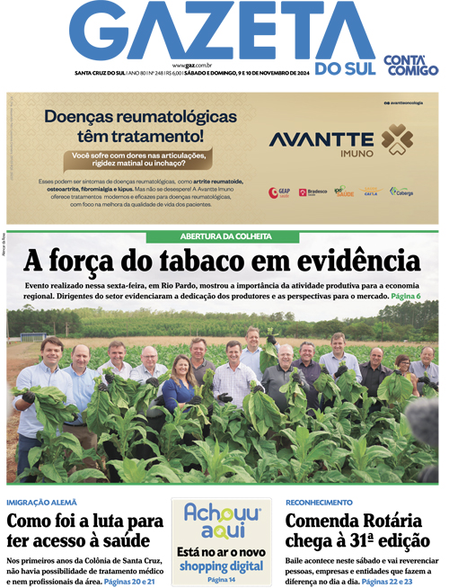 Jornal Gazeta do Sul | 248 -
Ano 80 | 2024-11-09