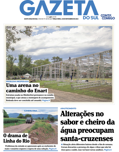 Jornal Gazeta do Sul | 250 -
Ano 80 | 2024-11-12