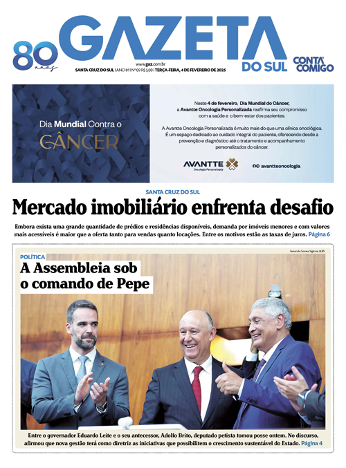 Jornal Gazeta do Sul | 9 -
Ano 81 | 2025-02-04