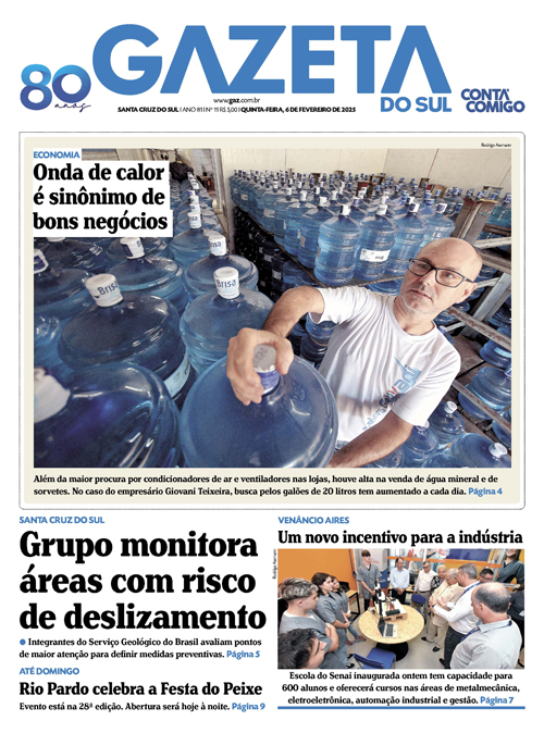 Jornal Gazeta do Sul | 11 -
Ano 81 | 2025-02-06