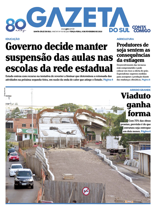 Jornal Gazeta do Sul | 15 -
Ano 81 | 2025-02-11