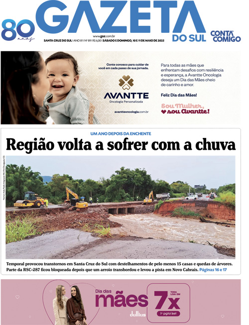 Jornal Gazeta do Sul | 89 -
Ano 81 | 2025-05-10