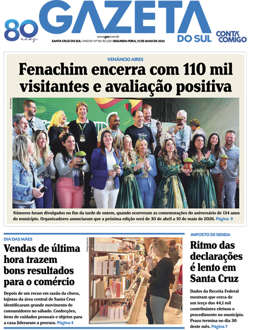 Jornal Gazeta do Sul | 90 -
Ano 81 | 2025-05-12