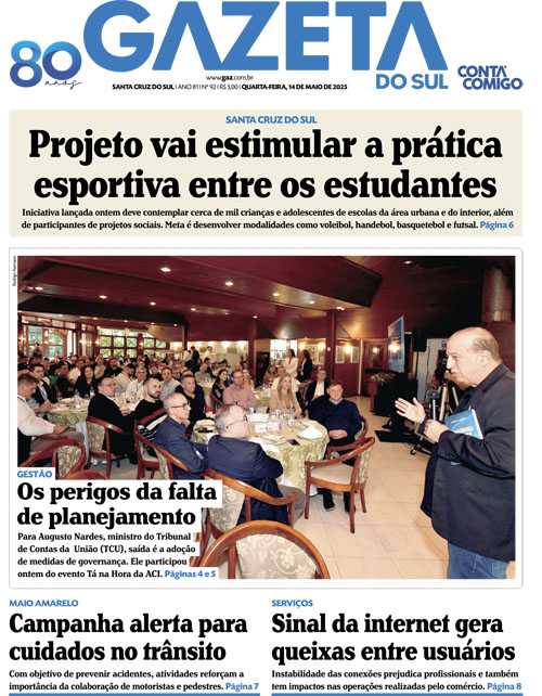 Jornal Gazeta do Sul | 92 -
Ano 81 | 2025-05-14