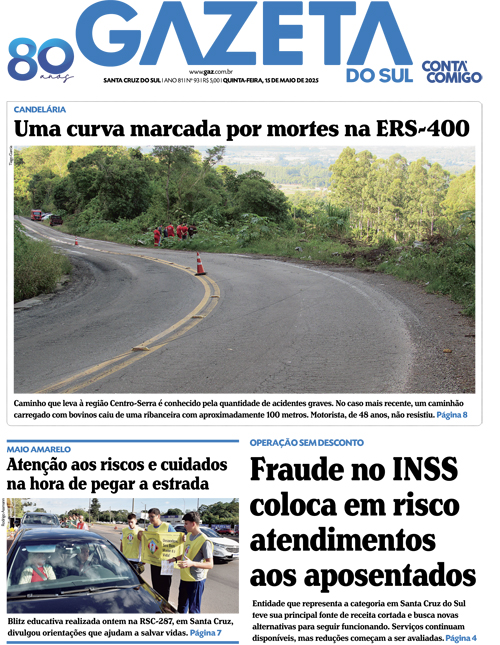 Jornal Gazeta do Sul | 93 -
Ano 81 | 2025-05-15