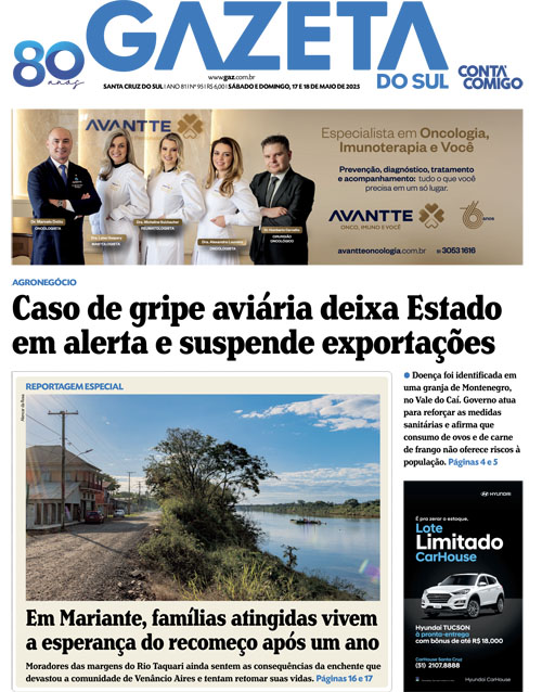Jornal Gazeta do Sul | 95 -
Ano 81 | 2025-05-17