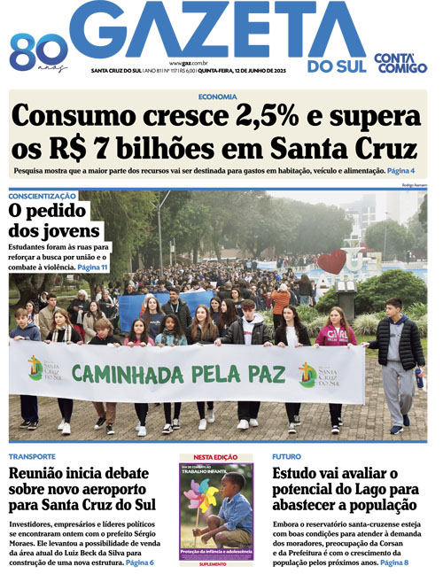 Jornal Gazeta do Sul | 117 -
Ano 81 | 2025-06-12