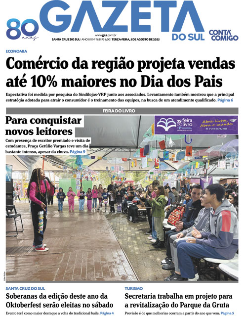 Jornal Gazeta do Sul | 163 -
Ano 81 | 2025-08-05