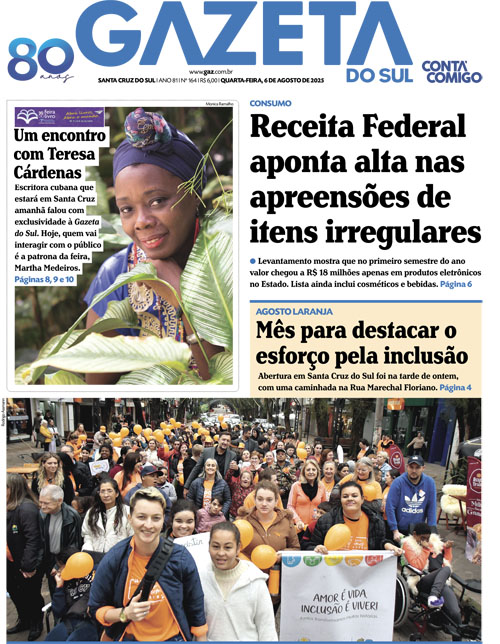 Jornal Gazeta do Sul | 164 -
Ano 81 | 2025-08-06