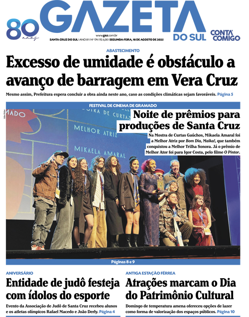 Jornal Gazeta do Sul | 174 -
Ano 81 | 2025-08-18