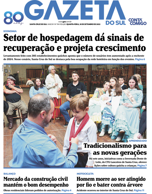 Jornal Gazeta do Sul | 194 -
Ano 81 | 2025-09-10