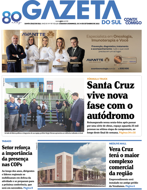 Jornal Gazeta do Sul | 197 -
Ano 81 | 2025-09-13