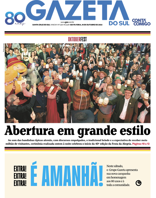 Jornal Gazeta do Sul | 220 -
Ano 81 | 2025-10-10