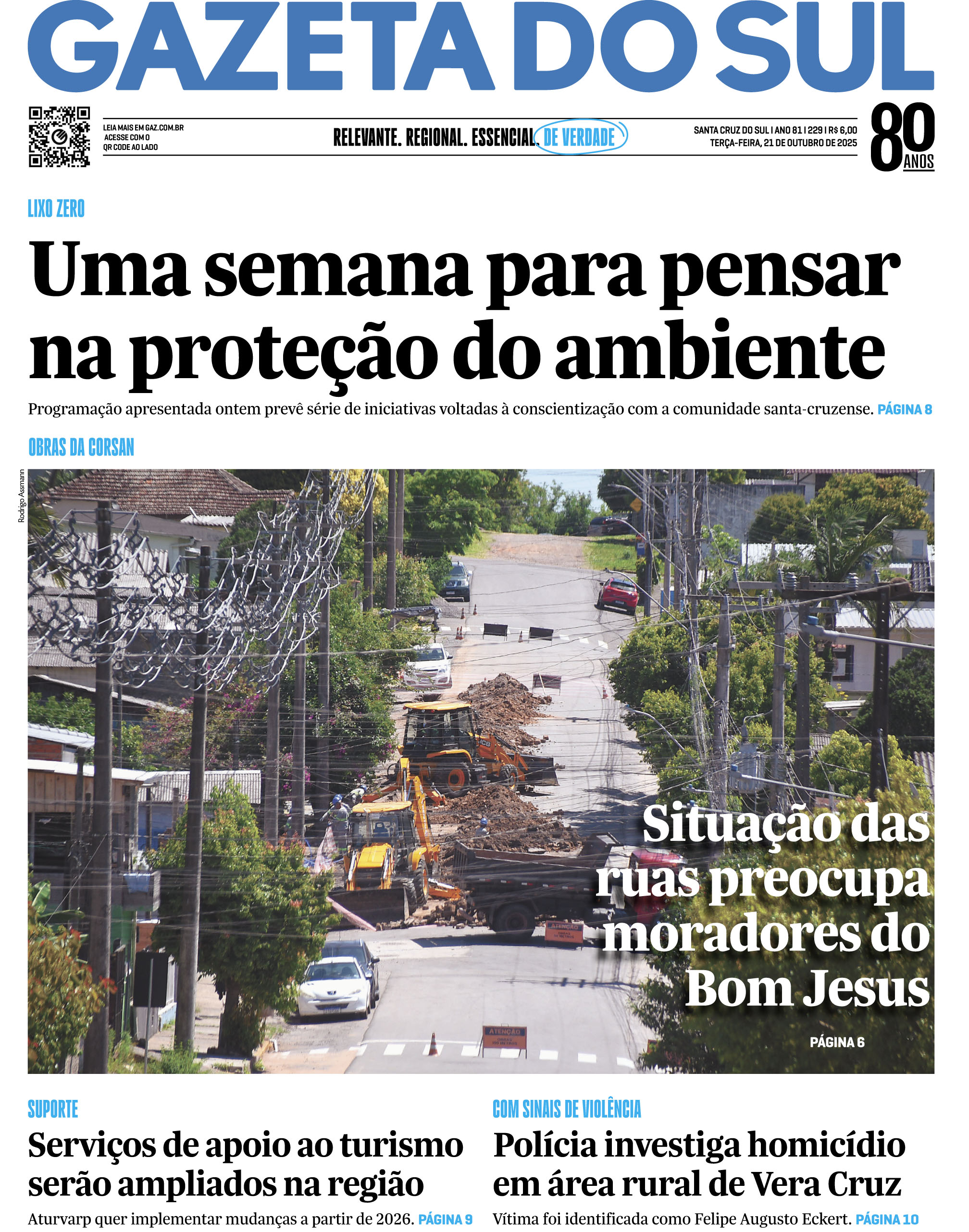 Jornal Gazeta do Sul | 229 -
Ano 81 | 2025-10-21