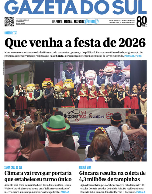 Ediçao Gazeta do Sul