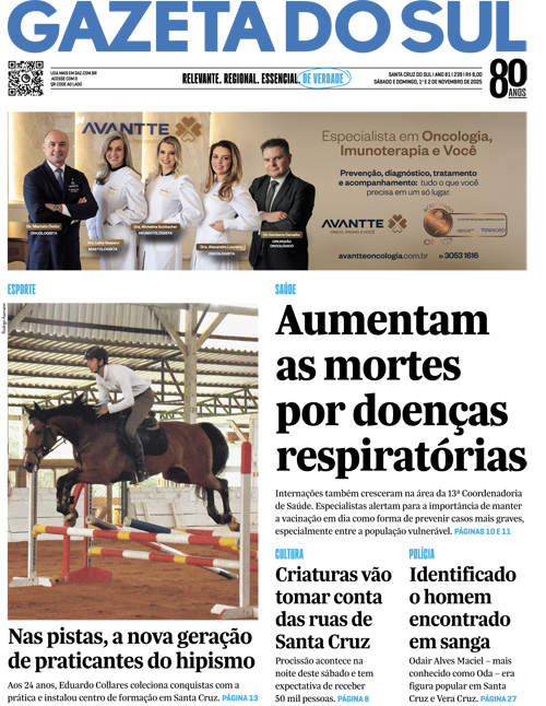 Jornal Gazeta do Sul | 239 -
Ano 81 | 2025-11-01