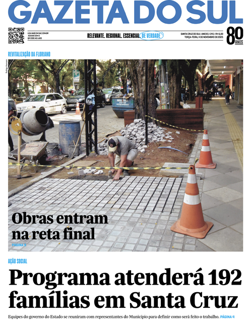 Jornal Gazeta do Sul | 241 -
Ano 81 | 2025-11-04