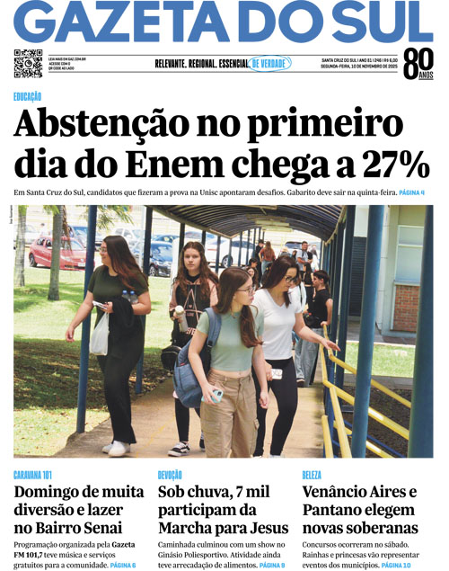 Jornal Gazeta do Sul | 246 -
Ano 81 | 2025-11-10