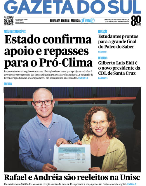 Jornal Gazeta do Sul | 248 -
Ano 81 | 2025-11-12