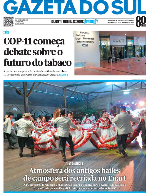 Jornal Gazeta do Sul | 252 -
Ano 81 | 2025-11-17