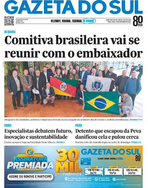 Jornal Gazeta do Sul | 253 -
Ano 81 | 2025-11-18