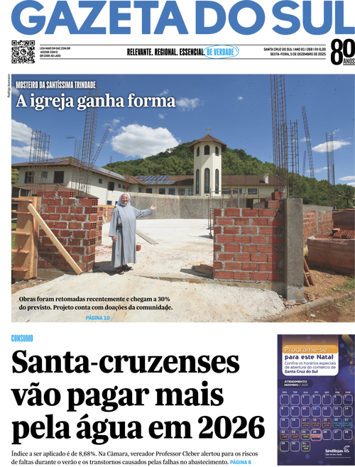 Jornal Gazeta do Sul | 268 -
Ano 81 | 2025-12-05