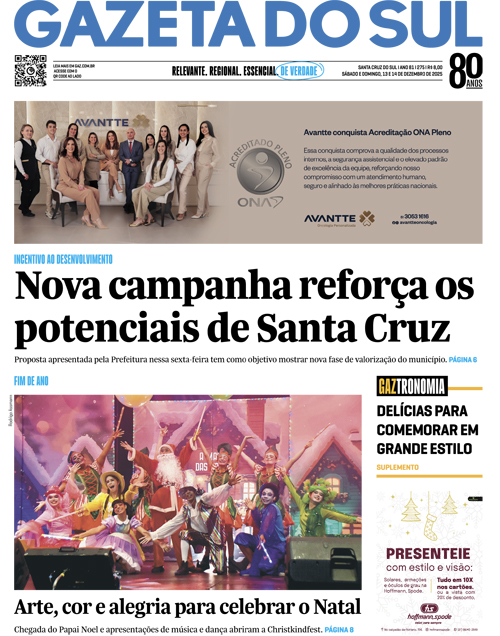 Jornal Gazeta do Sul | 275 -
Ano 81 | 2025-12-13