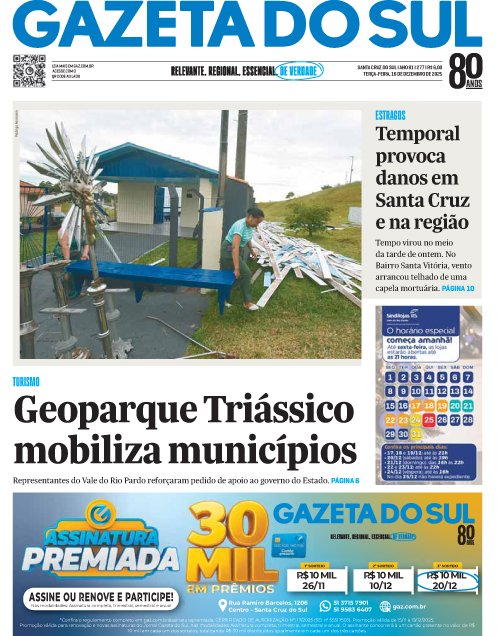 Ediçao Gazeta do Sul