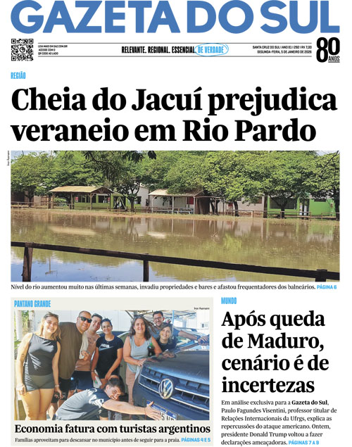 Jornal Gazeta do Sul | 292 -
Ano 81 | 2026-01-05