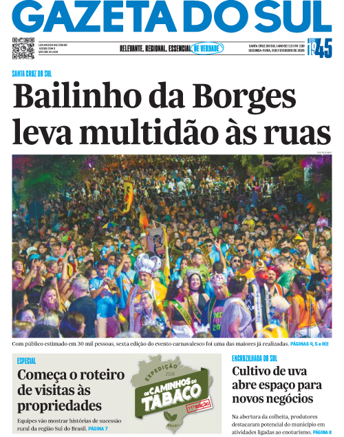 Jornal Gazeta do Sul | 13 -
Ano 82 | 2026-02-09