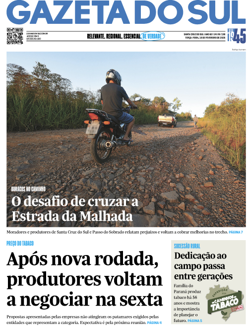 Jornal Gazeta do Sul | 14 -
Ano 82 | 2026-02-10