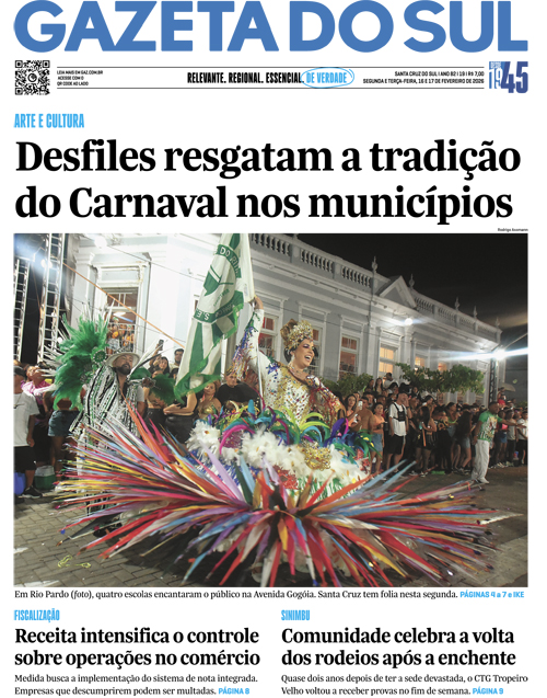 Jornal Gazeta do Sul | 19 -
Ano 82 | 2026-02-16