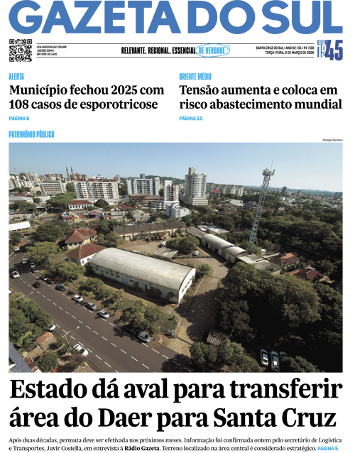 Jornal Gazeta do Sul | 31 -
Ano 82 | 2026-03-03