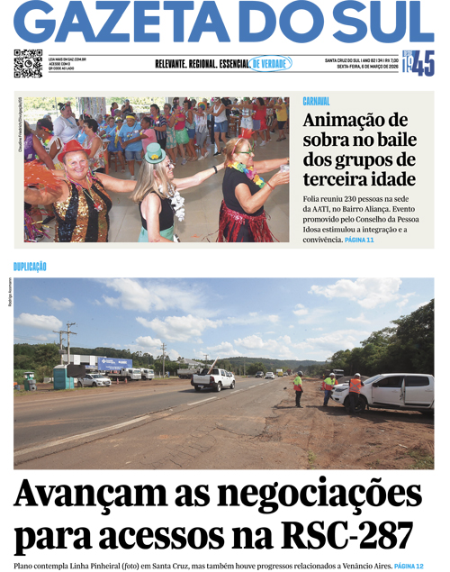 Jornal Gazeta do Sul | 34 -
Ano 82 | 2026-03-06