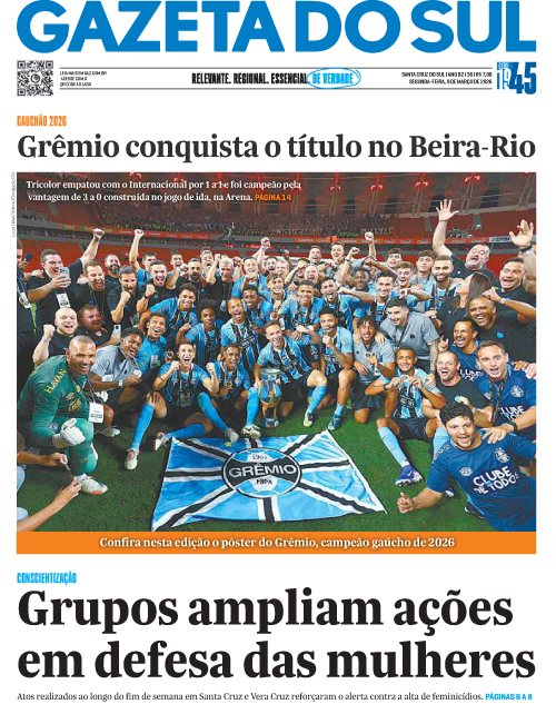 Jornal Gazeta do Sul | 36 -
Ano 82 | 2026-03-09