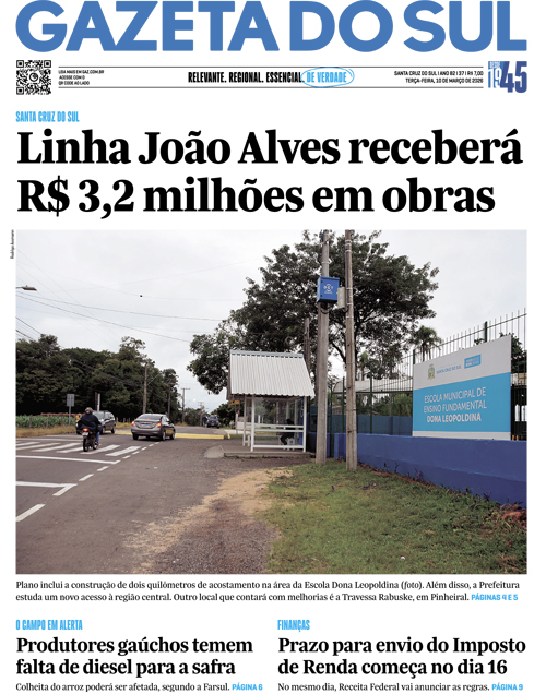 Ediçao Gazeta do Sul